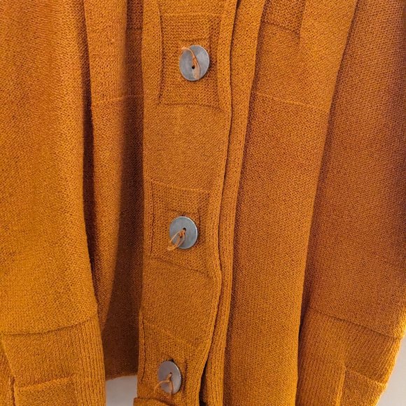 Skif International SKIFO Button Knit Cardigan Orange - Picture 5 of 13